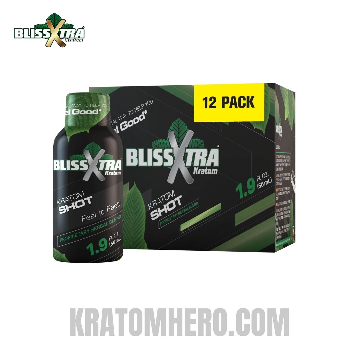 Bliss Xtra Kratom Shot 2oz - 12 Pack Bliss Xtra Kratom Shot 2oz - 12 Pack