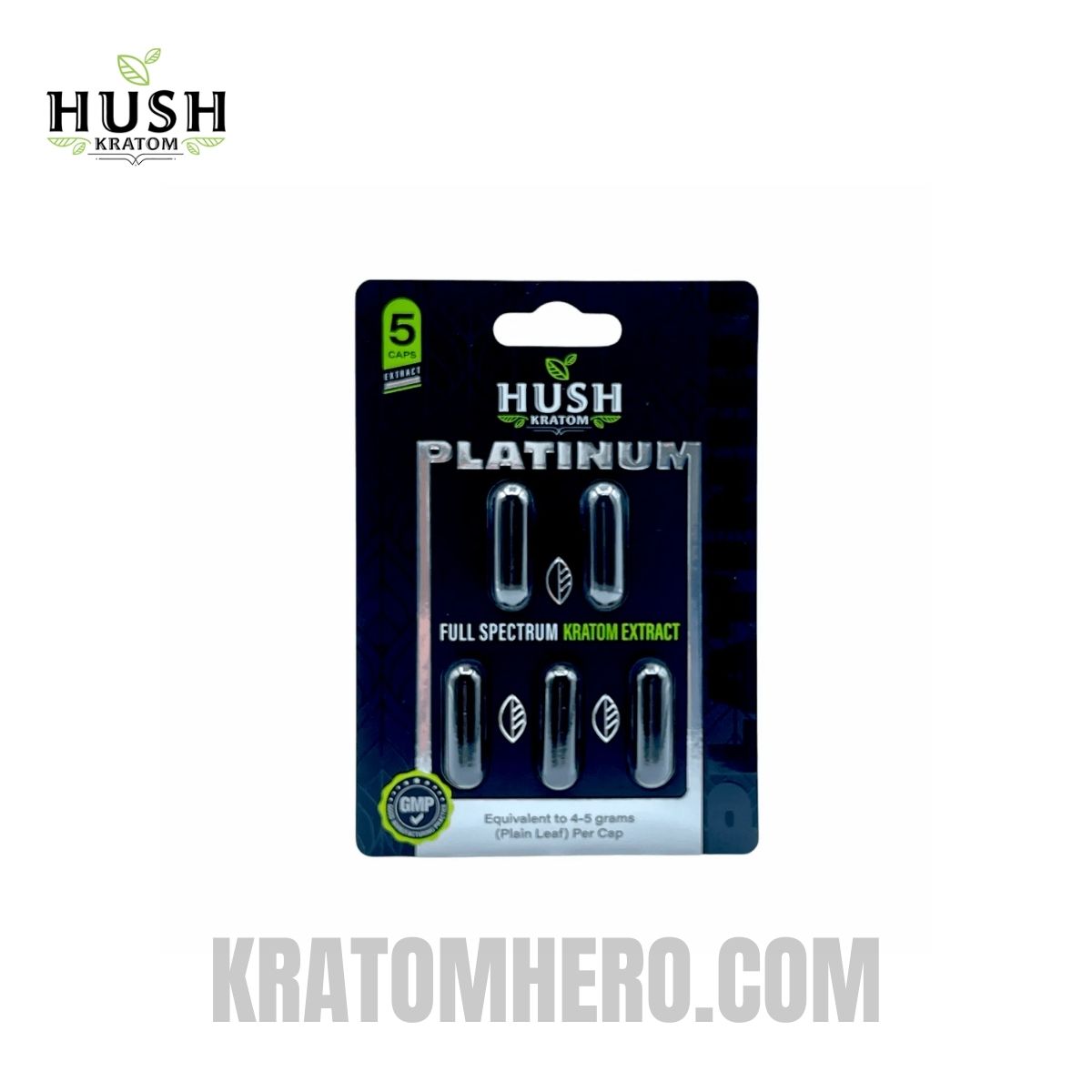 Hush Platinum Kratom Extract Capsules Hush Platinum Kratom Extract Capsules