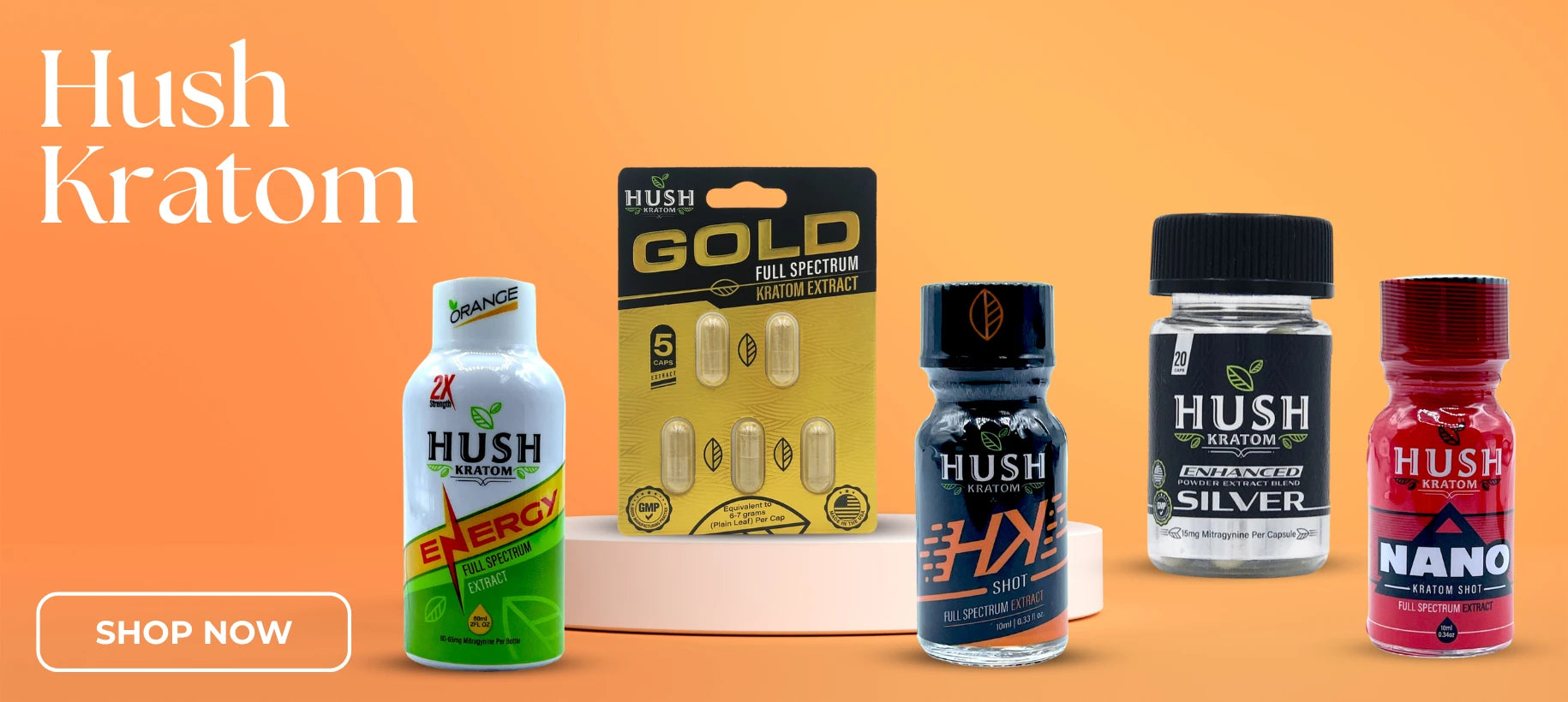 Hush Kratom Banner Hush Kratom Banner