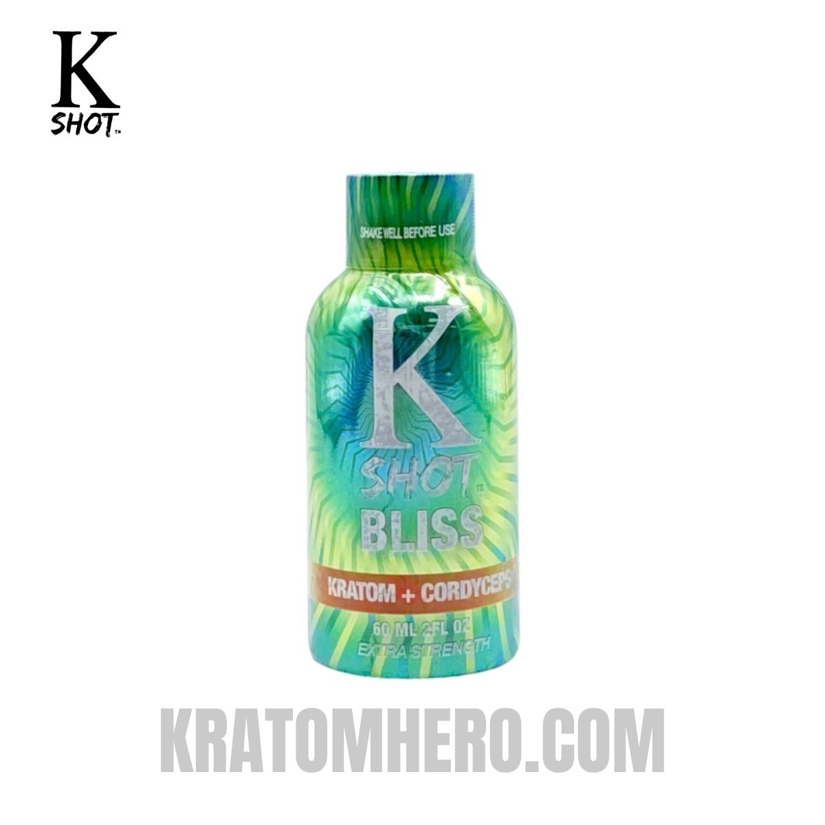 K-Shot Bliss Kratom Cordyceps Shot 60mL K-Shot Bliss Kratom Cordyceps Shot 60mL