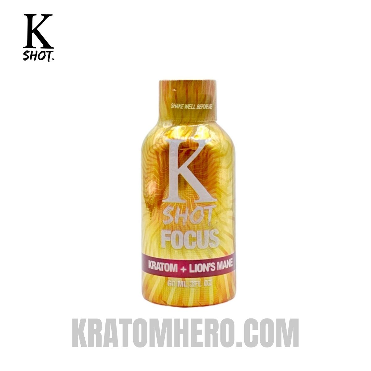 K-Shot Focus Kratom Lion’s Mane Shot 60mL K-Shot Focus Kratom Lion’s Mane Shot 60mL