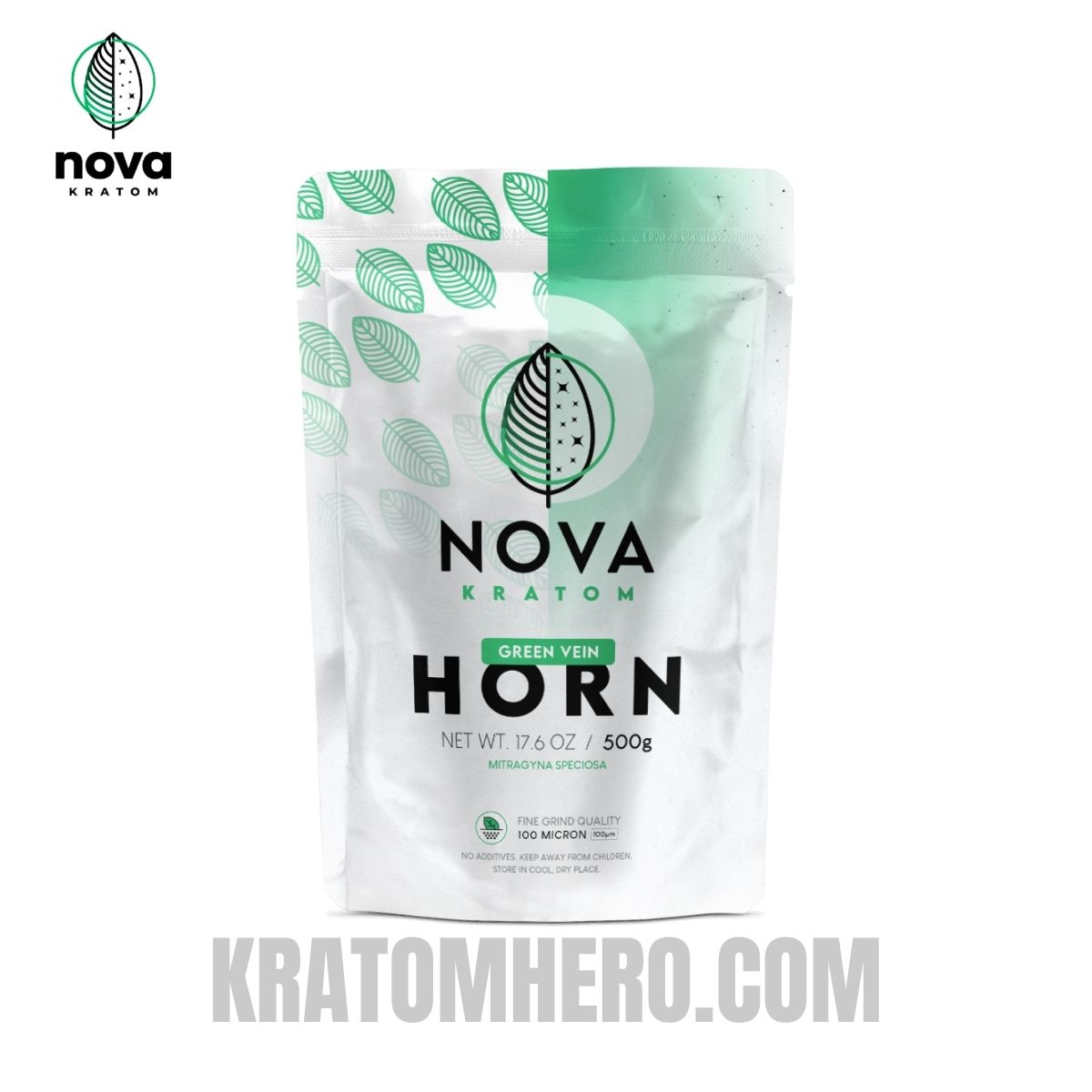 Nova Green Horn Kratom Powder Nova Green Horn Kratom Powder