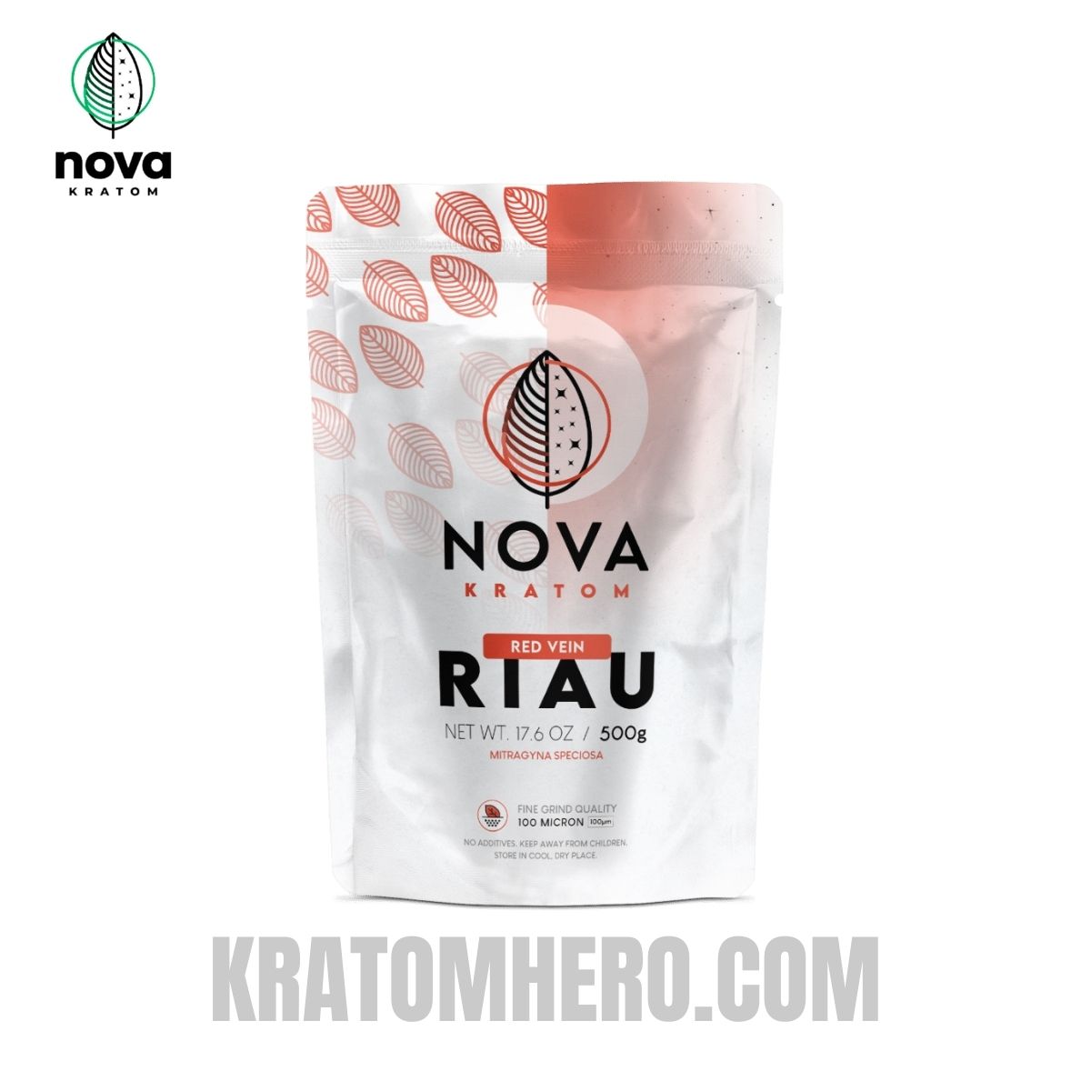 Nova Red Riau Kratom Capsules Nova Red Riau Kratom Capsules