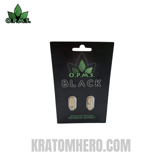 OPMS Black Capsules Kratom Extract - 2ct OPMS Black Capsules Kratom Extract - 2ct