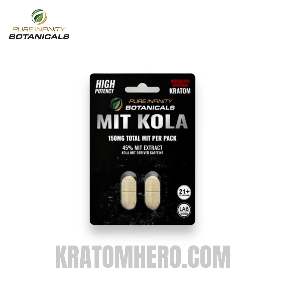 Pure Infinity Botanicals Kratom Extract Mit Kola Chewable Tablets 150mg Pure Infinity Botanicals Kratom Extract Mit Kola Chewable Tablets 150mg