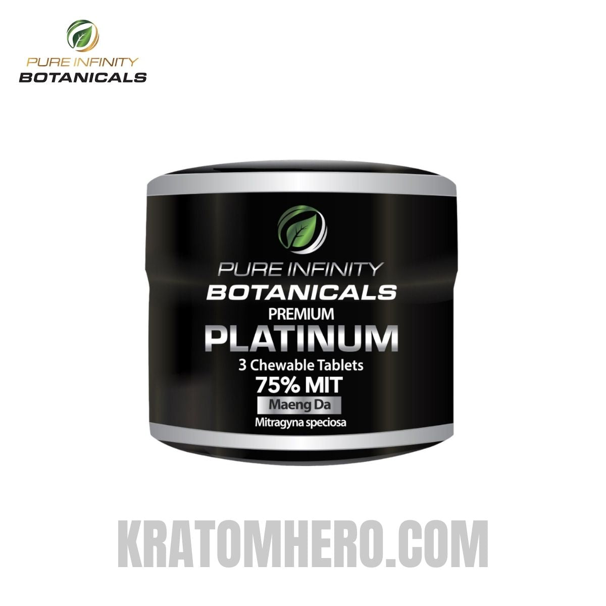 Pure Infinity Botanicals Platinum Kratom Extract Tablets 3ct Pure Infinity Botanicals Platinum Kratom Extract Tablets 3ct