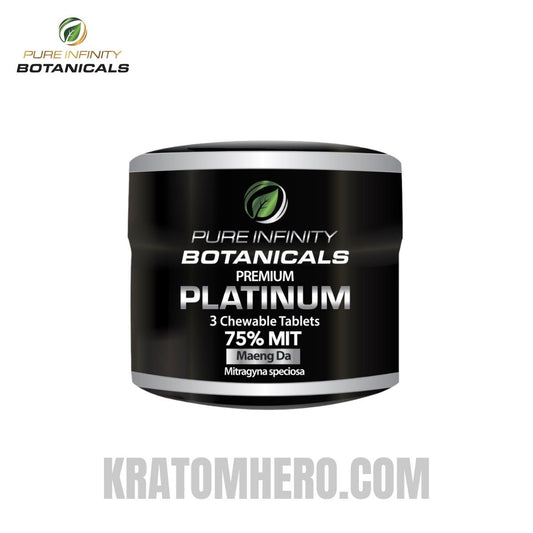Pure Infinity Botanicals Platinum Kratom Extract Tablets 3ct Pure Infinity Botanicals Platinum Kratom Extract Tablets 3ct