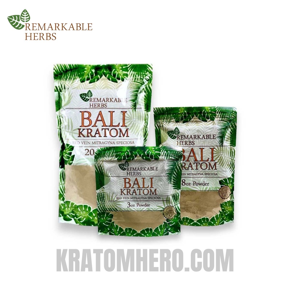 Remarkable Herbs Red Vein Bali Kratom Powder Remarkable Herbs Red Vein Bali Kratom Powder