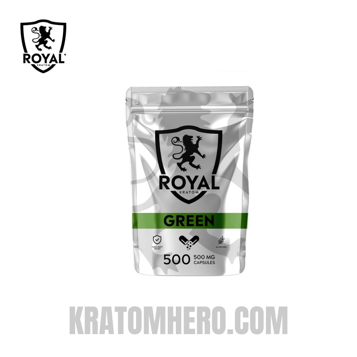 Royal Kratom Capsules Green Vein - 500 Capsules Royal Kratom Capsules Green Vein - 500 Capsules