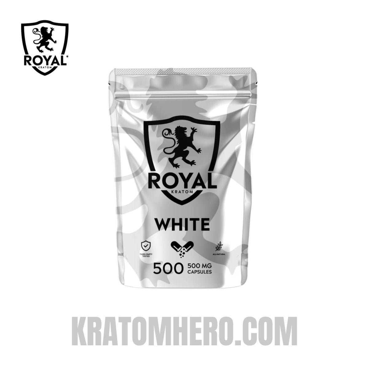 Royal Kratom Capsules White Vein - 500 Ct Royal Kratom Capsules White Vein - 500 Ct