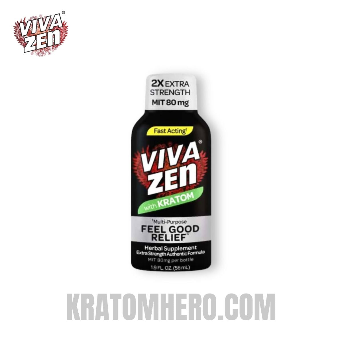 Viva Zen 2X Extra Strength Kratom Extract Shot 56mL Viva Zen 2X Extra Strength Kratom Extract Shot 56mL