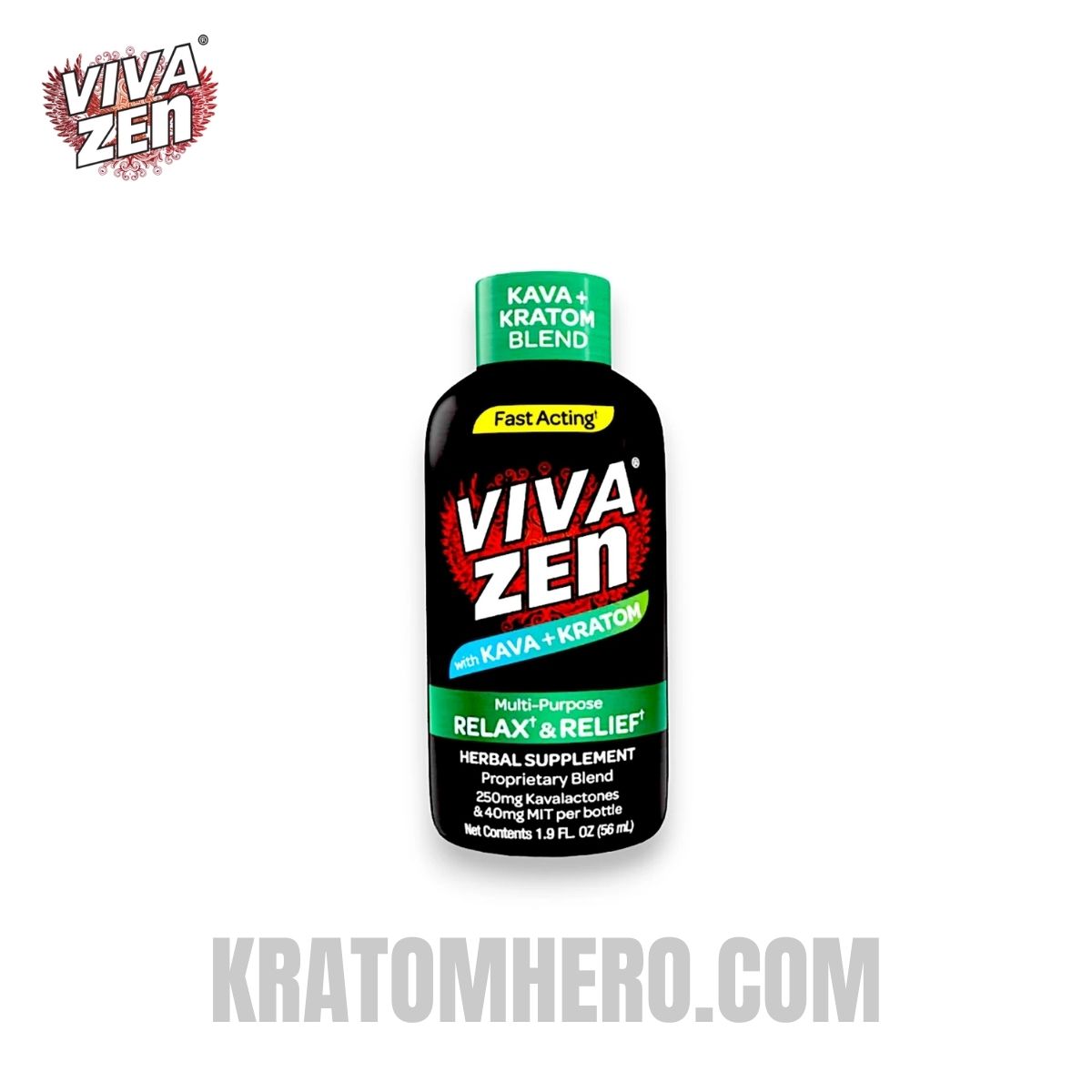 Viva Zen Kava + Kratom Blend Shot 56ml Viva Zen Kava + Kratom Blend Shot 56ml