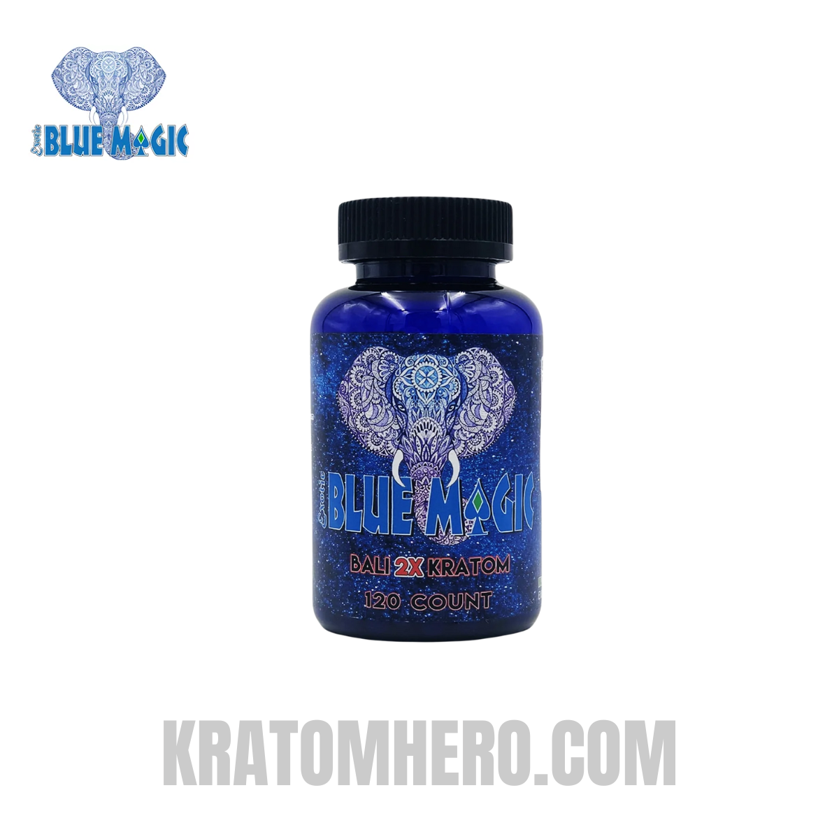 Blue Magic Bali 2X Kratom Capsules 120t