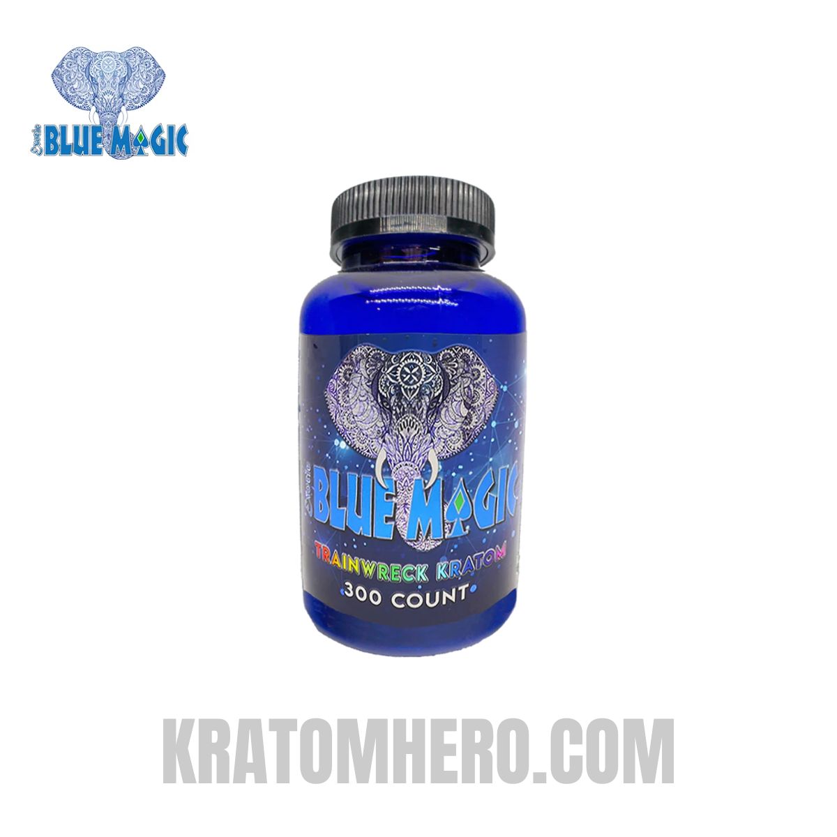 Blue Magic Kratom Capsules Trainwreck - 300Ct