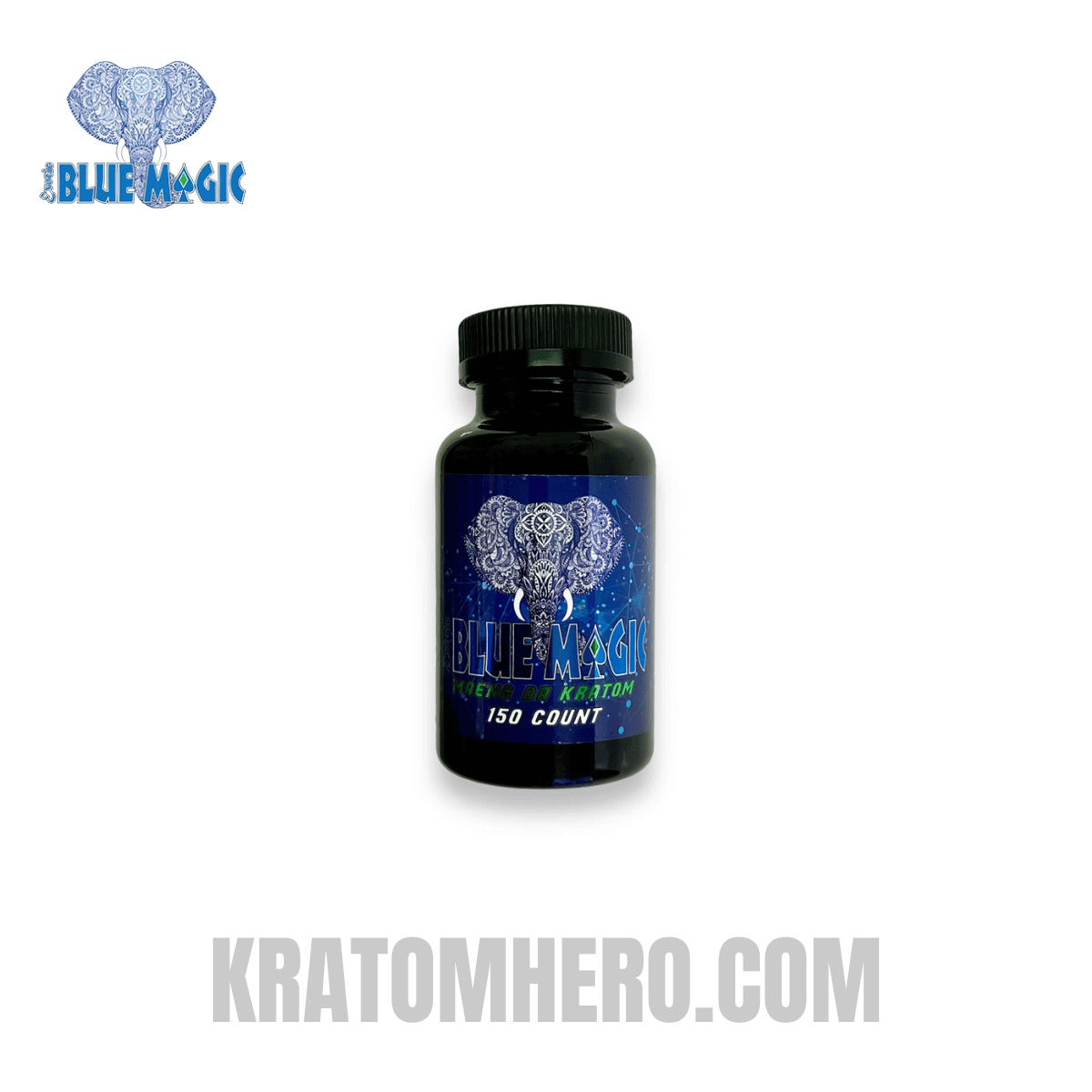 Blue Magic Kratom Capsules Maeng Da - 150Ct