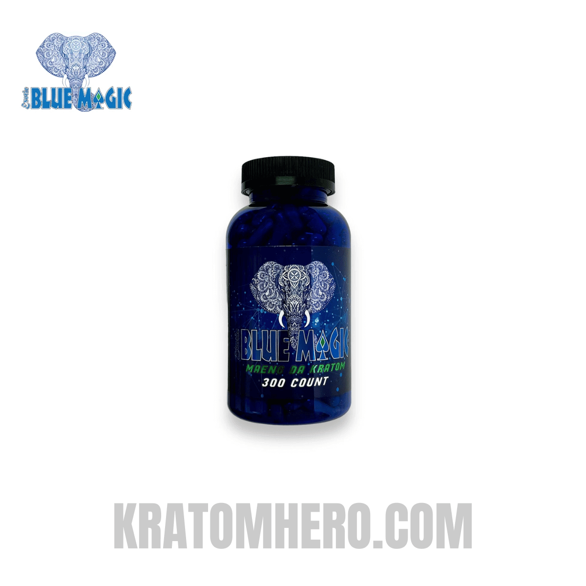 Blue Magic Kratom Capsules Maeng Da - 300Ct