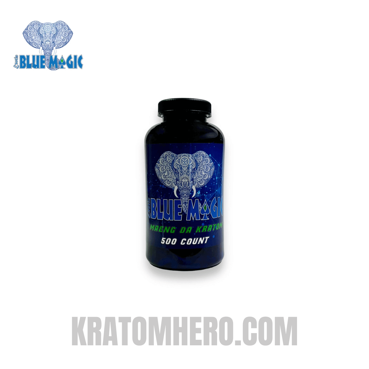 Blue Magic Kratom Capsules Maeng Da - 500Ct
