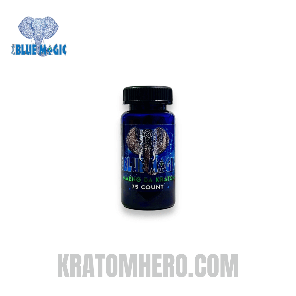 Blue Magic Kratom Capsules Maeng Da - 75Ct