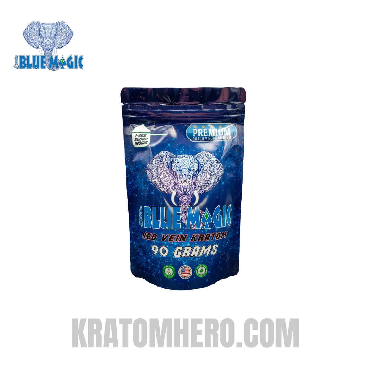 Blue Magic Kratom Powder Red Vein Kratom - 90g