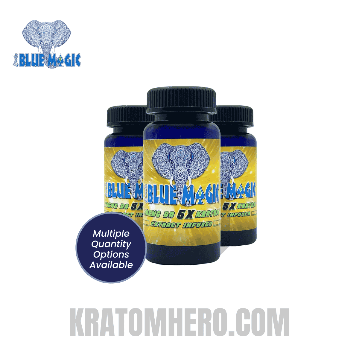 Maneg Da 5X Kratom Extract Infused Maeng Da - Multiple Quantity Options