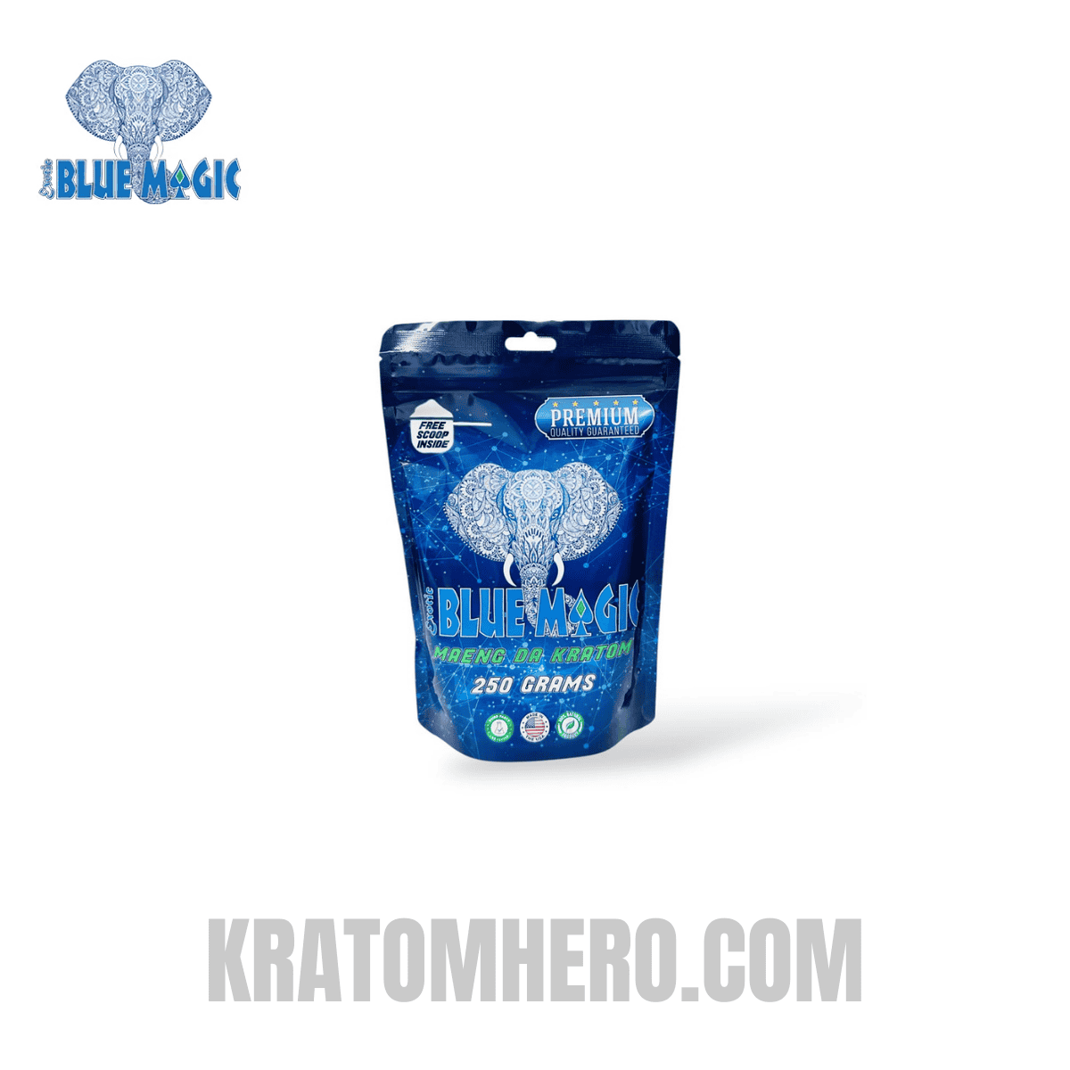 Blue Magic Kratom Powder Maeng Da Kratom - 250 Grams