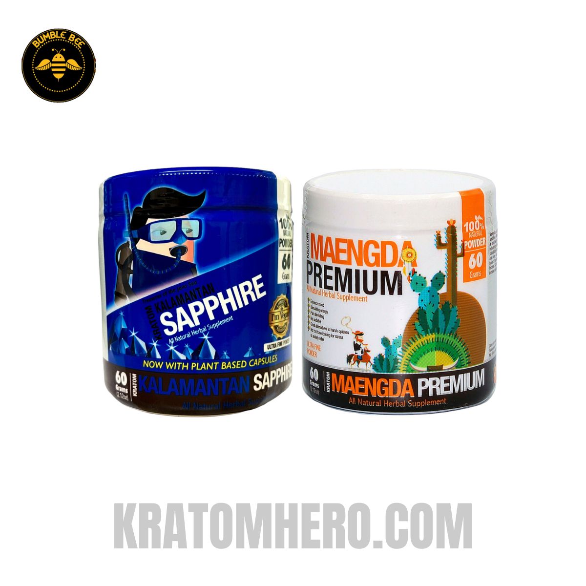 Bumble Bee Maeng Da Kratom Powder Sampler