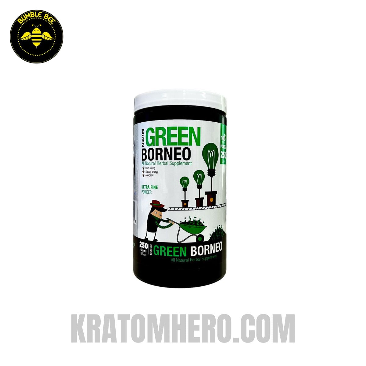 Bumble Bee Kratom Powder Green Borneo - 250 Grams