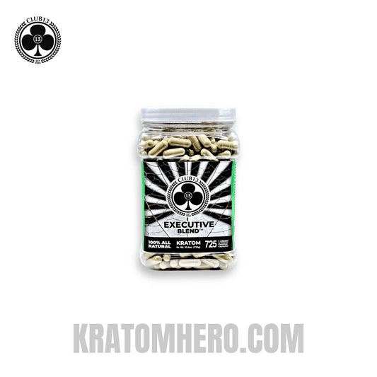 Club 13 Executive Blend Kratom Capsules - 75 Capsules