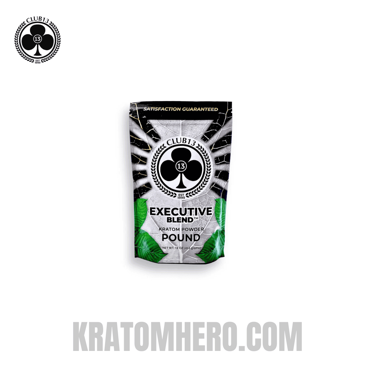 Club 13 Executive Blend Kratom Powder - 453 Grams