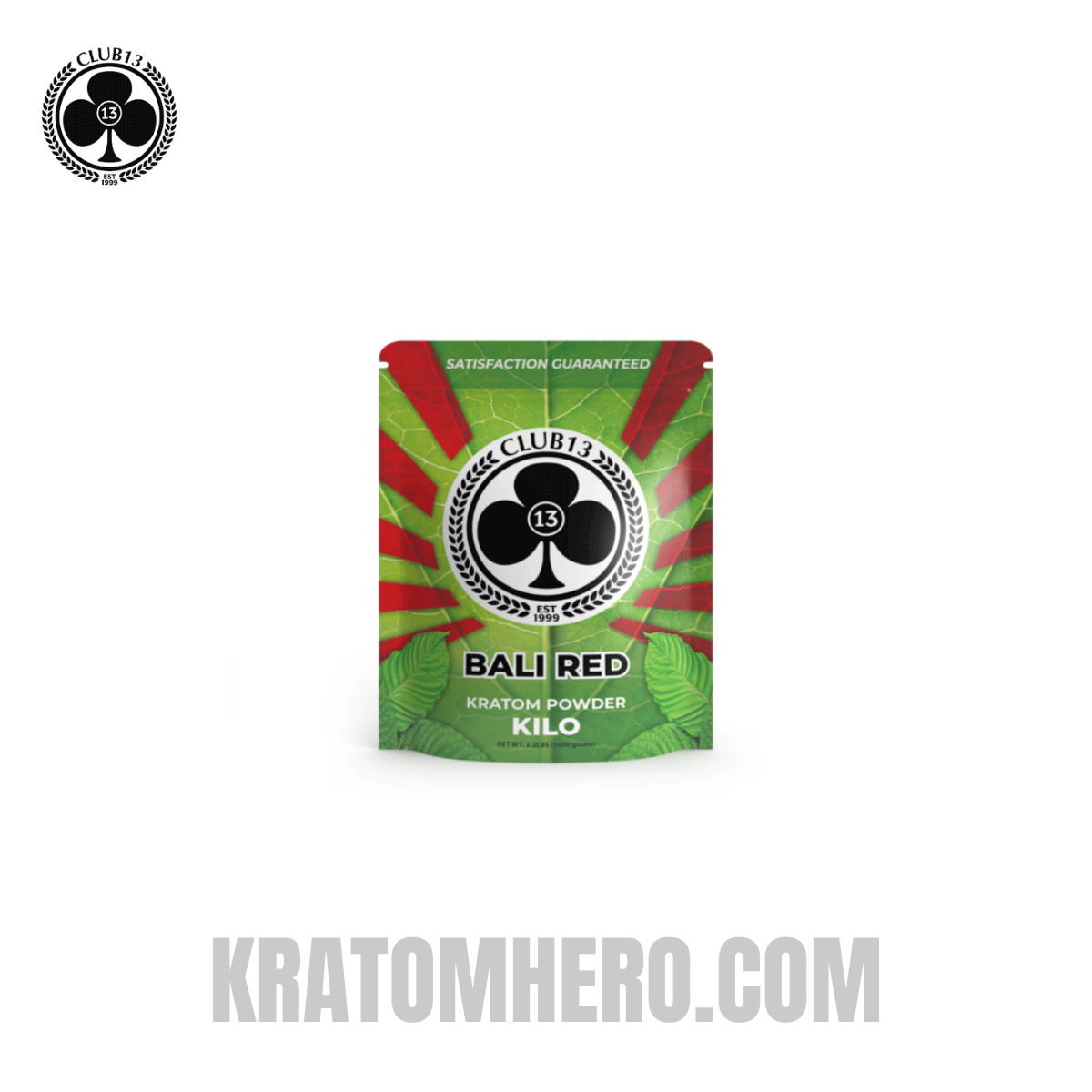 Club 13 Bali Red Kratom Powder - 1000 Grams
