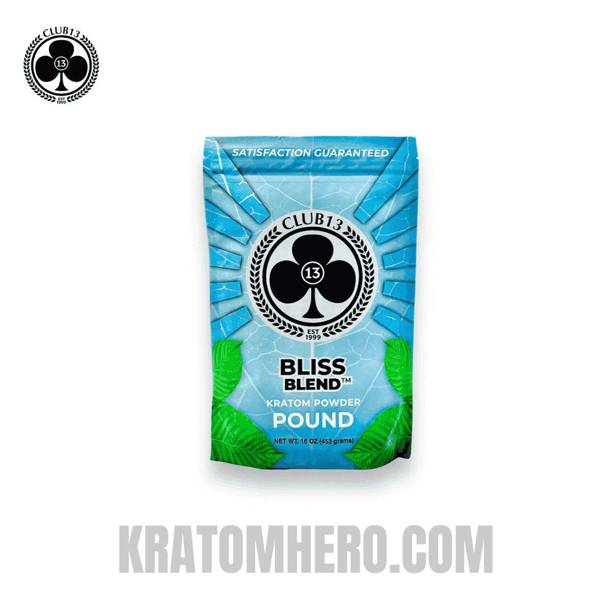 Club 13 Bliss Blend Kratom Powder - 454 Grams