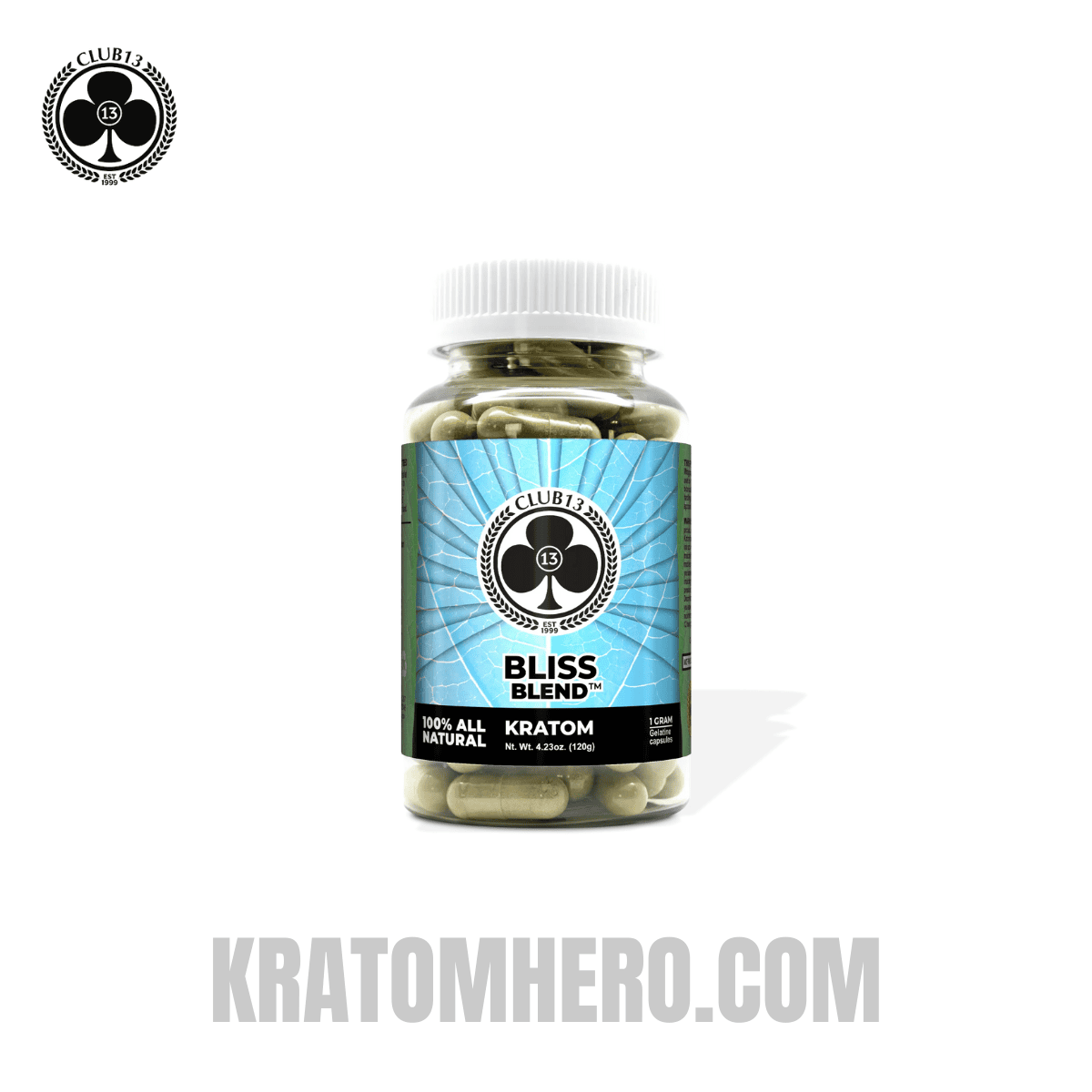 Club 13 Bliss Bend Kratom Capsules - 4Ct