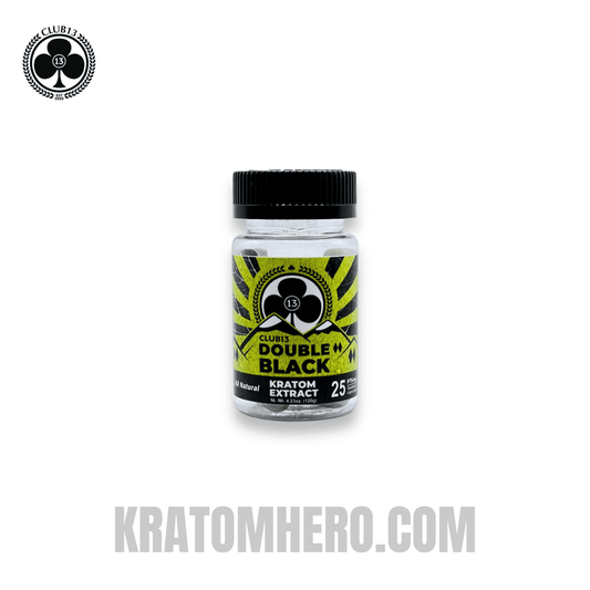 Club 13 Double Black Extract Capsules - 25 Capsules
