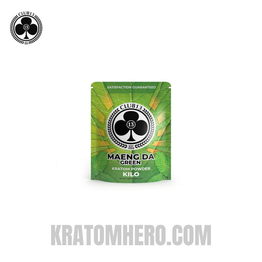 Club 13 Green Maeng Da Kratom Powder - 1000 Grams
