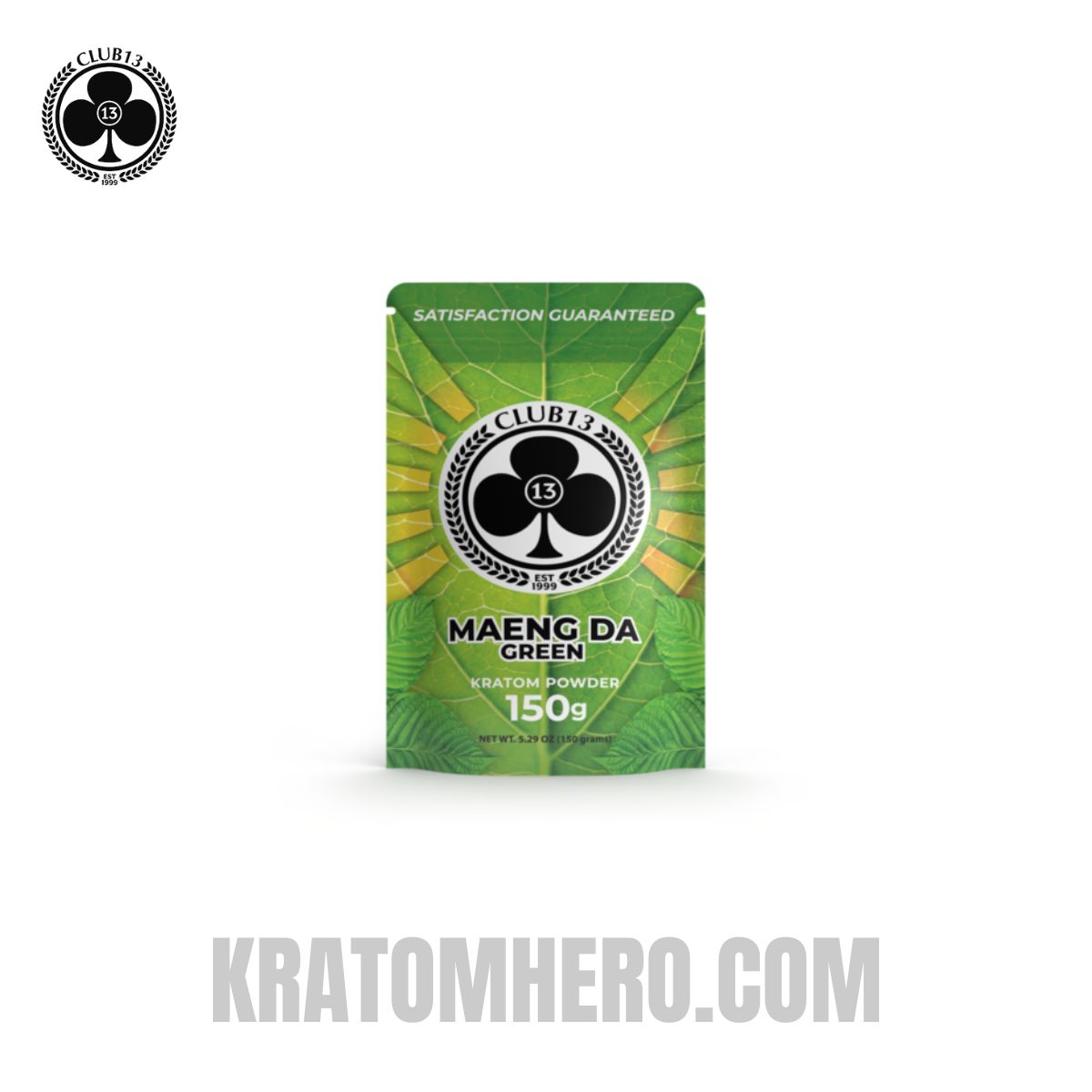 Club 13 Green Maeng Da Kratom Powder - 150 Grams
