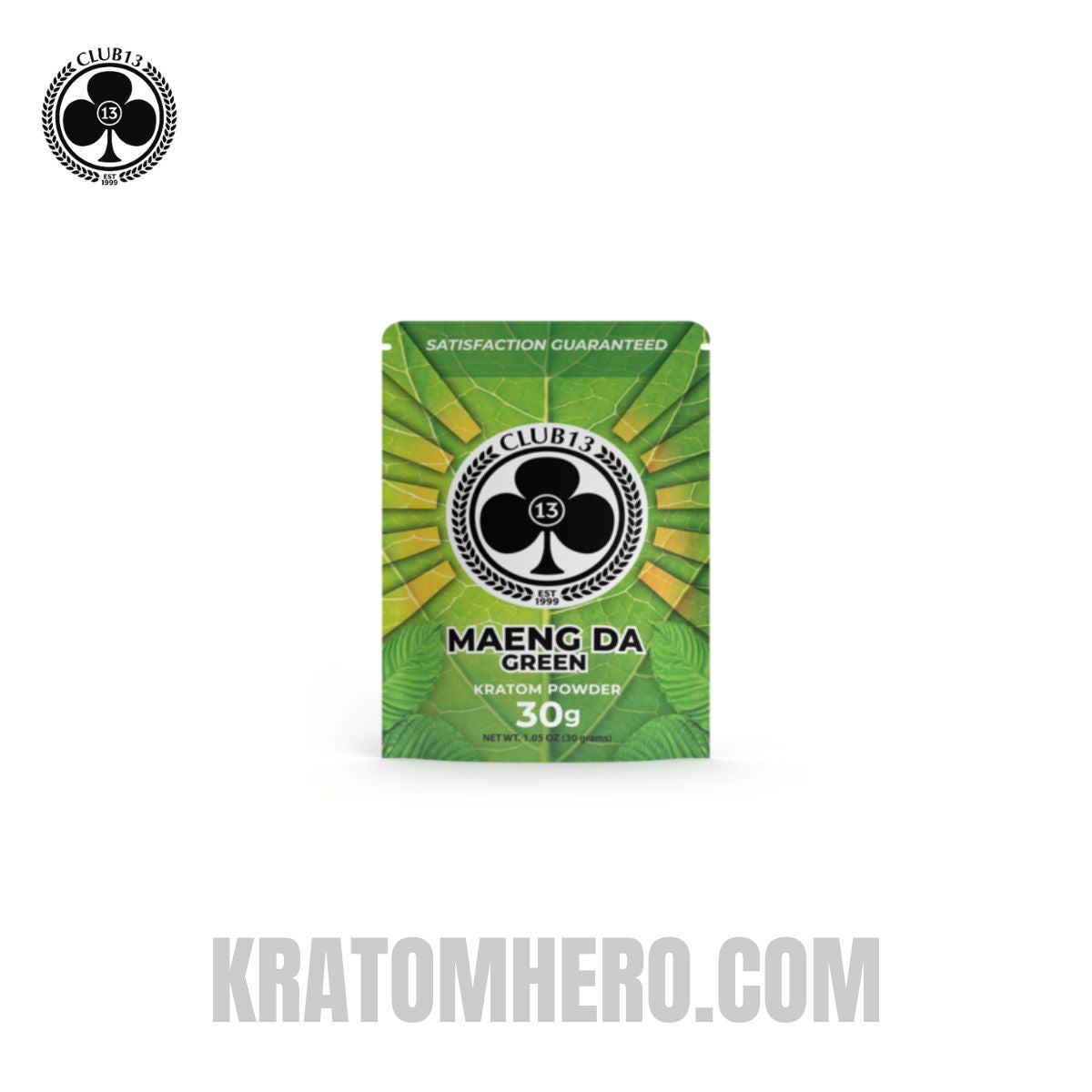 Club 13 Green Maeng Da Kratom Powder - 30 Grams