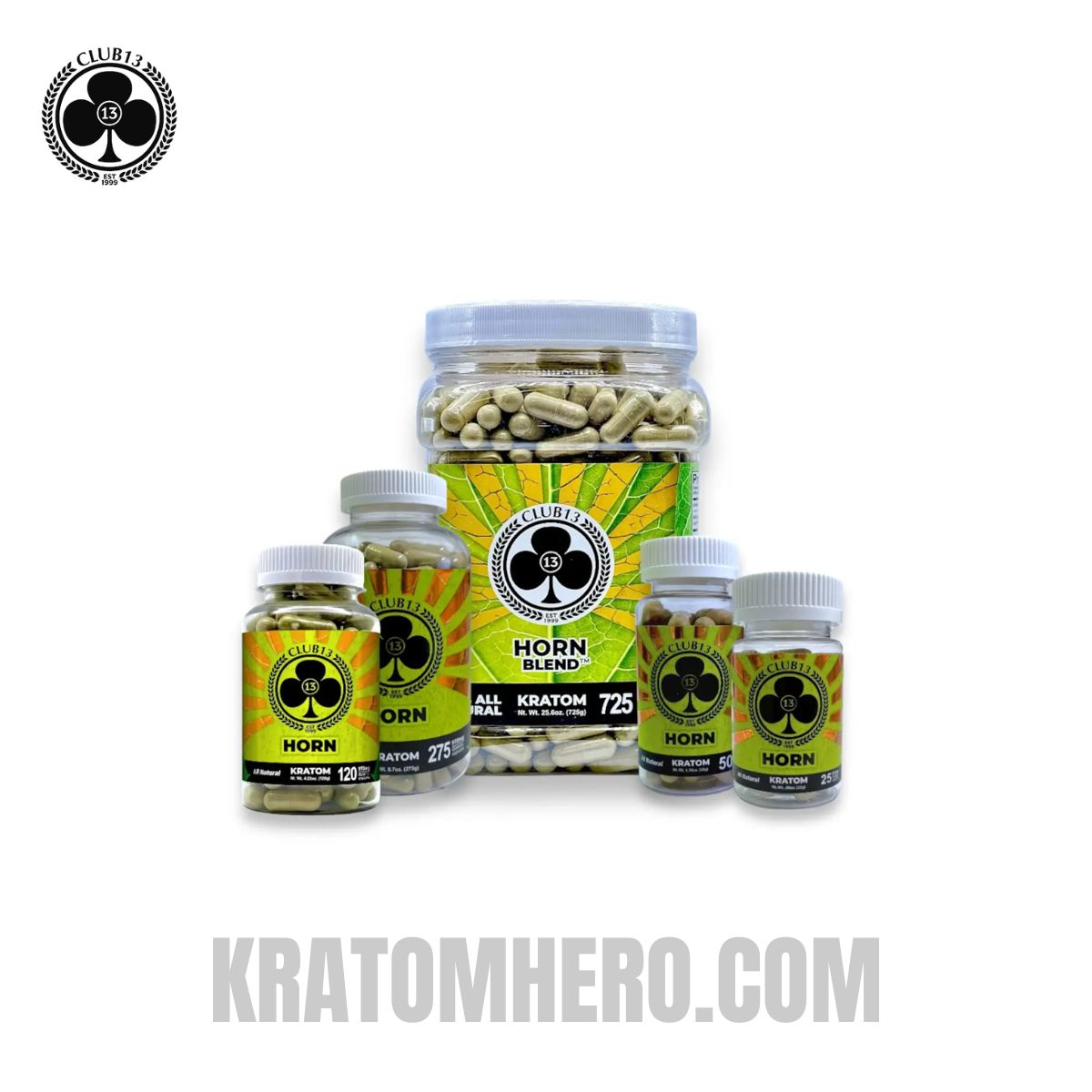 Club 13 Horn Kratom Capsules