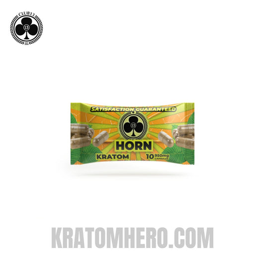 Club 13 Horn Kratom Capsules - 10 Capsules
