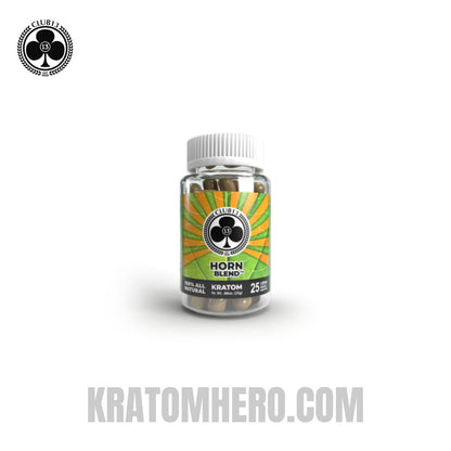 Club 13 Horn Kratom Capsules - 25 Capsules