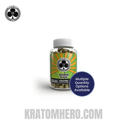 Club 13 Horn Kratom Capsules - 10 Capsules - Multiple Quantity Options