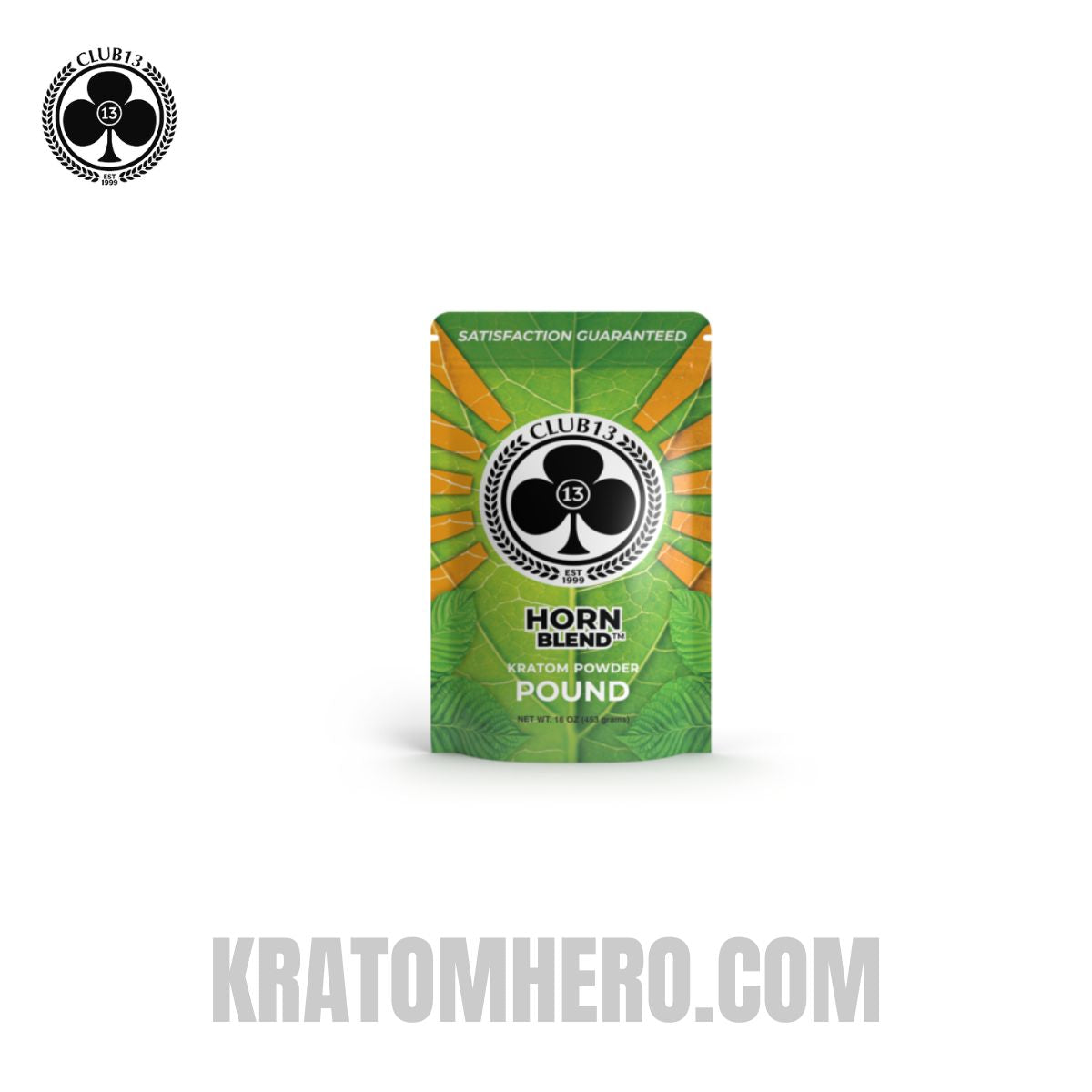 Club 13 Horn Kratom Powder - 453 Grams