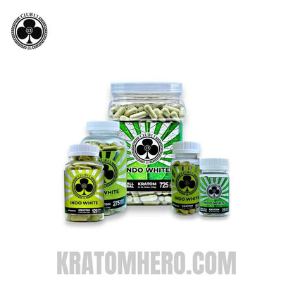 Club 13 Indo White Kratom Capsules