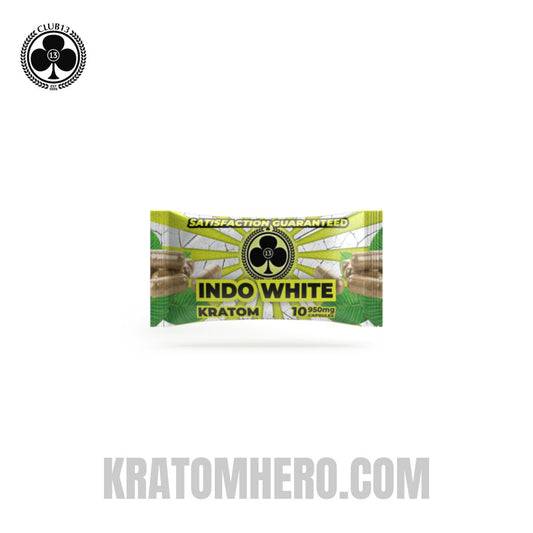 Club 13 Indo White Kratom Capsules - 10 Capsules