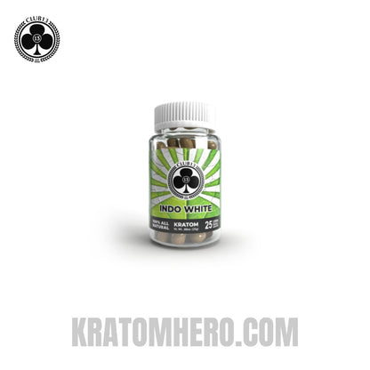 Club 13 Indo White Kratom Capsules - 25 Capsules