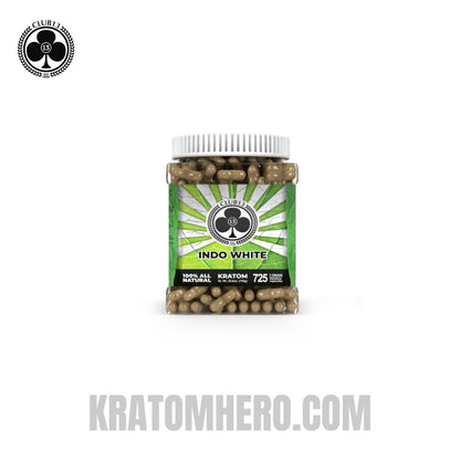 Club 13 Indo White Kratom Capsules - 725 Capsules