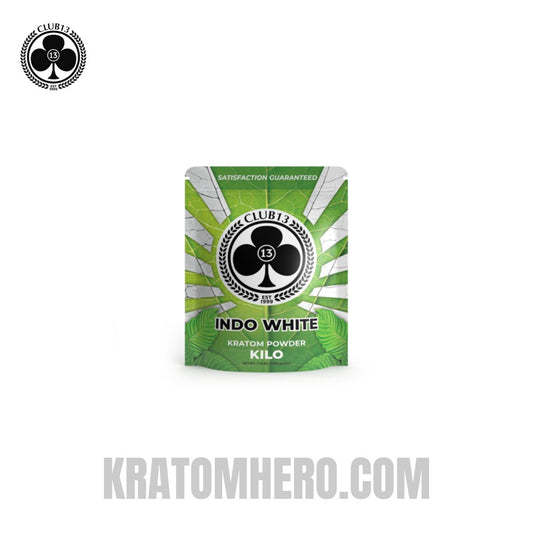 Club 13 Indo White Kratom Powder - 1000 Grams