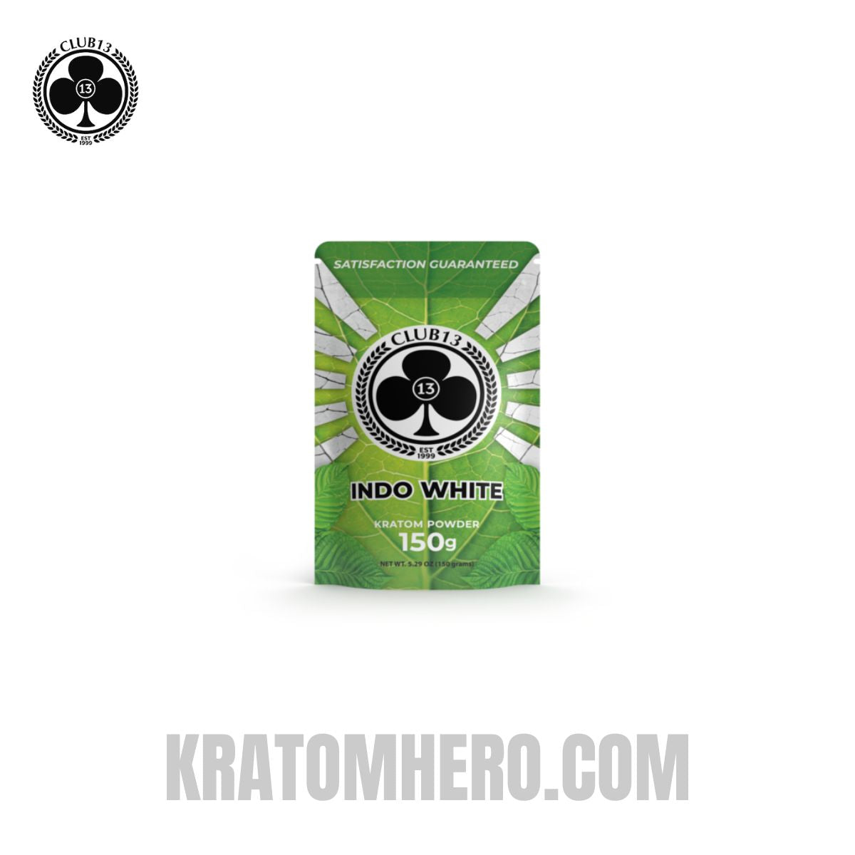 Club 13 Indo White Kratom Powder - 150 Grams