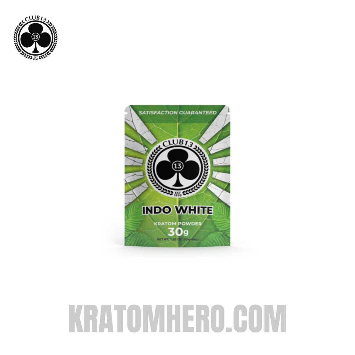 Club 13 Indo White Kratom Powder - 30 Grams