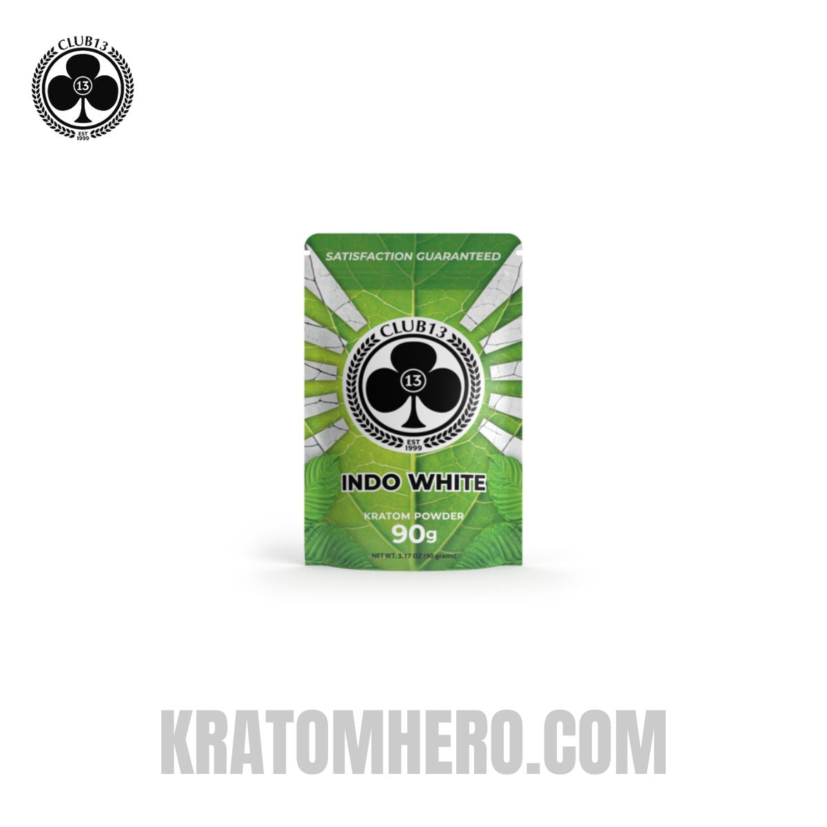 Club 13 Indo White Kratom Powder - 90 Grams