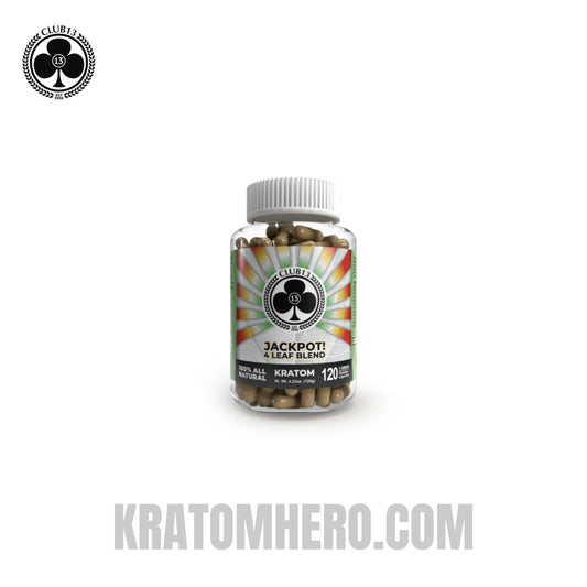 Club 13 Jackpot Blend Kratom Capsules - 120 Capsules